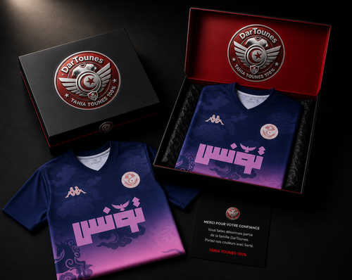 Maillot Concept Tunisie Violet - Édition limité