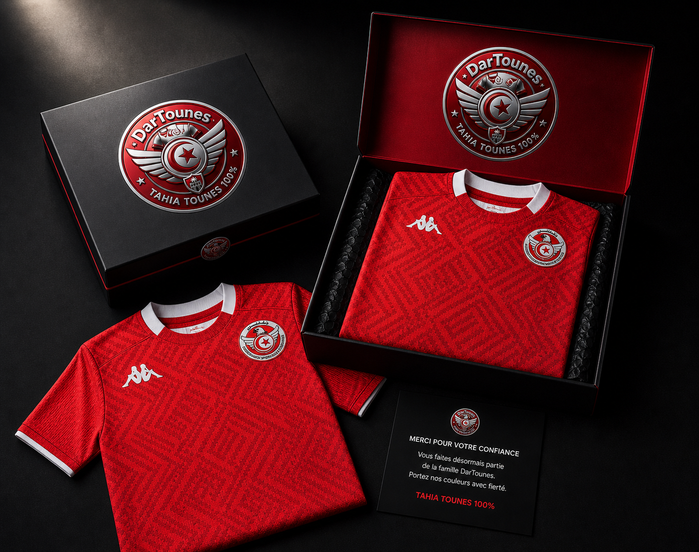 Maillot Kombat Home Tunisie | 25/26 Rouge